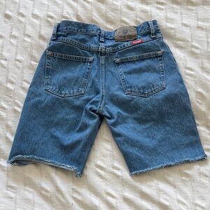 Wrangler Classic Blue Denim Cutoff Shorts